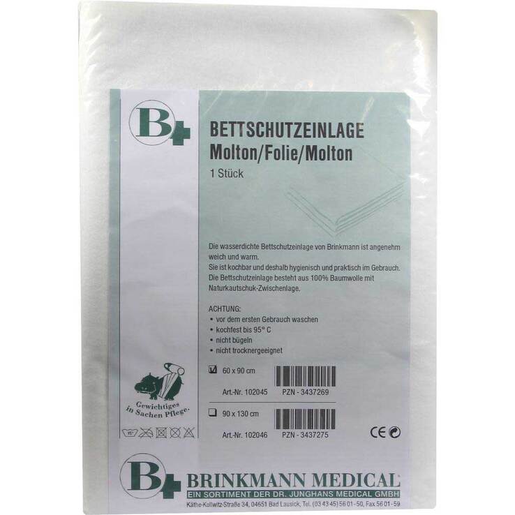 Betteinlage Molton 60 x 90 c, 1 St