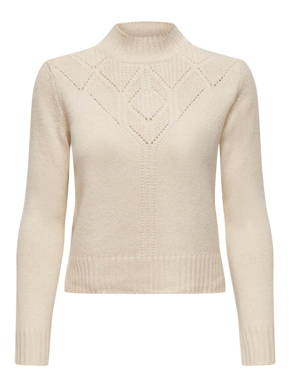 ONLALLIE Strickpullover Whitecap Gray