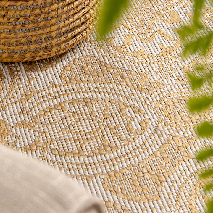 Rond Buitenkleed - Summer Oriental Geel