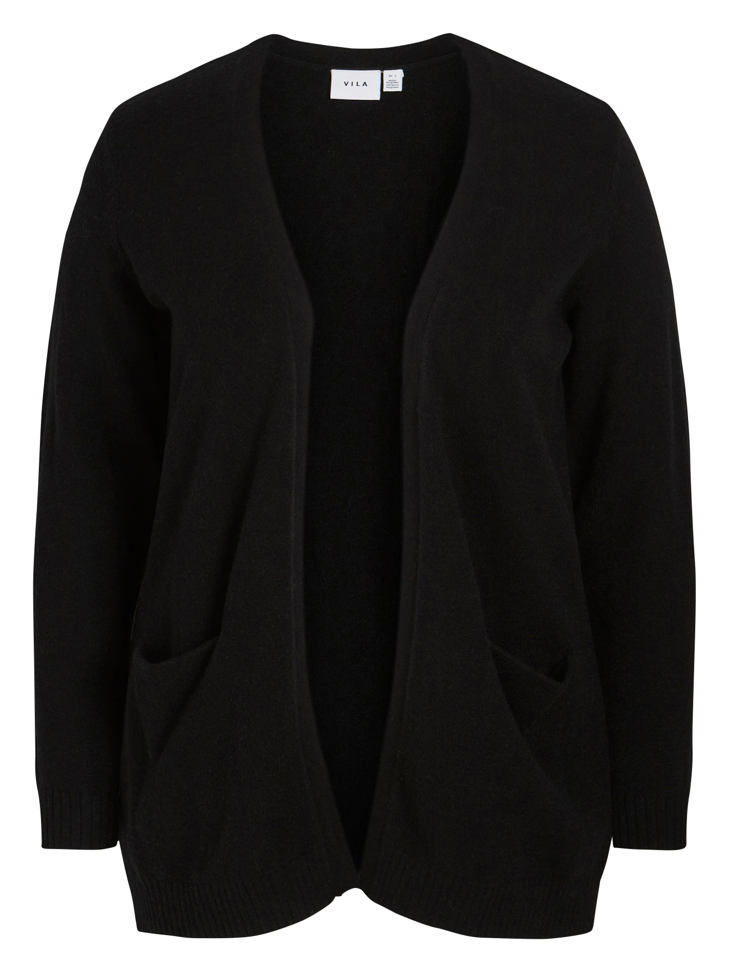 RIL - Cardigan ouvert | Noir