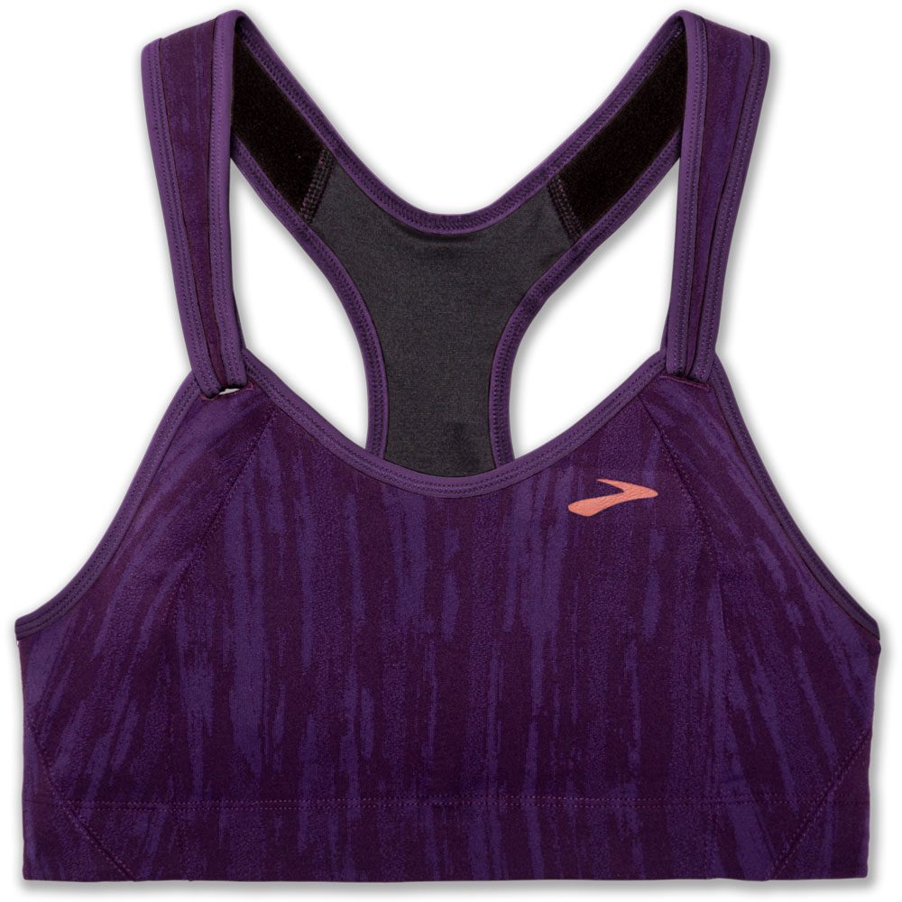 Brooks Rebound Racer Sport-BH Damen berry jacquard
