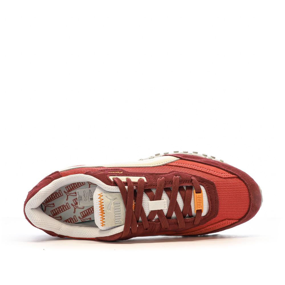Puma Baskets Rouge Homme Puma Rider Washed