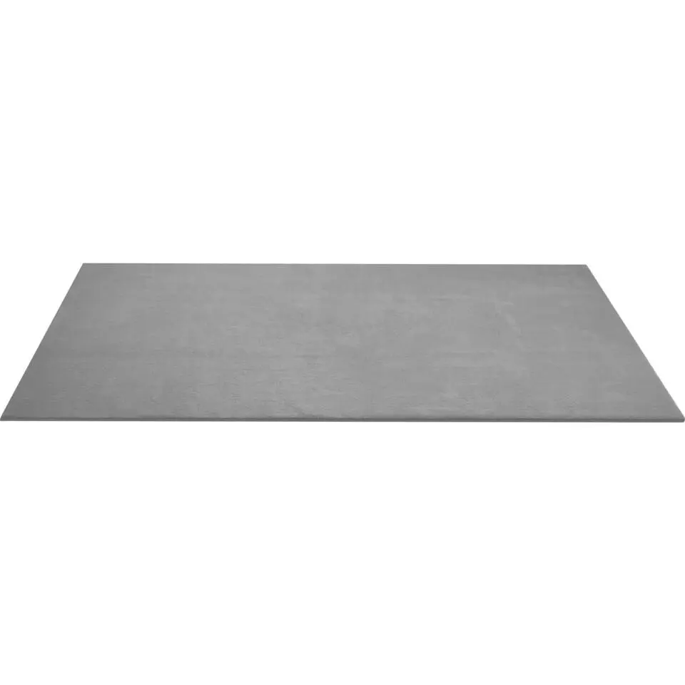 tectake® Kortpolig vloerkleed Soft Zone 120 x 170 cm - Grijs