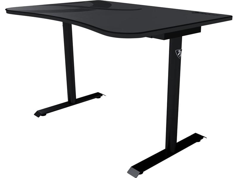 Arozzi Gaming Tisch Arena Fratello Grau Stabiler Gaming-Schreibtisch mit Mauspad