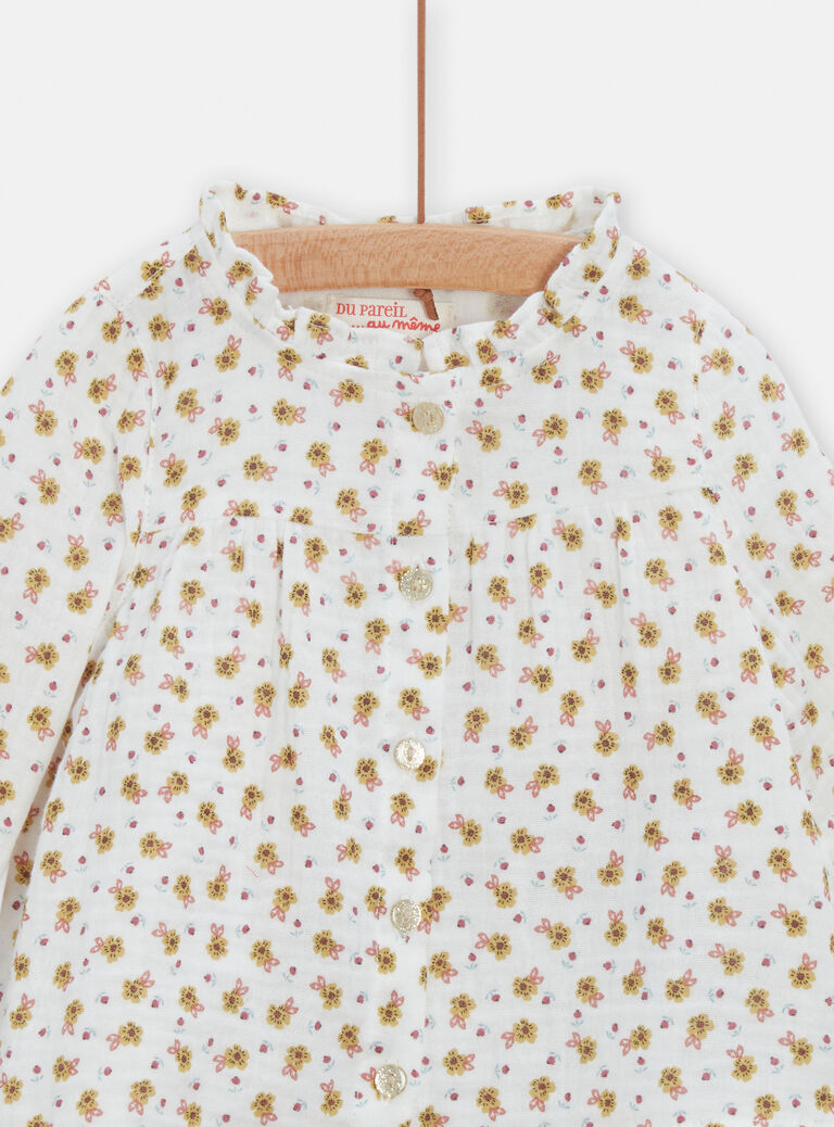 Ensemble à imprimé fleuri pour bébé fille