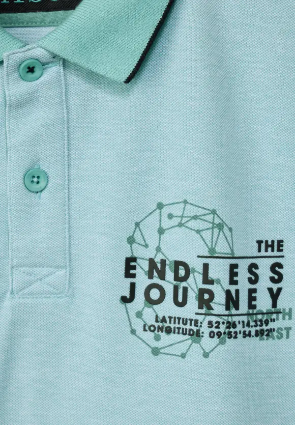 Oxford Poloshirt - aurora turquoise