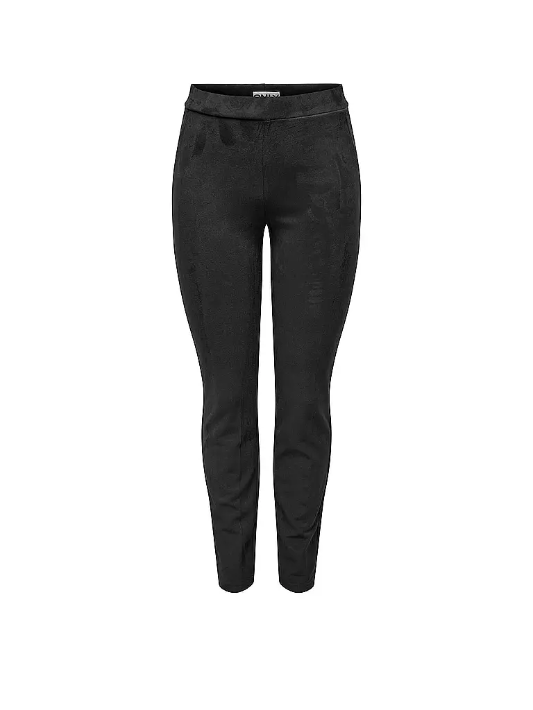 ONLY Leggings in Lederoptik ONLANGALINE schwarz