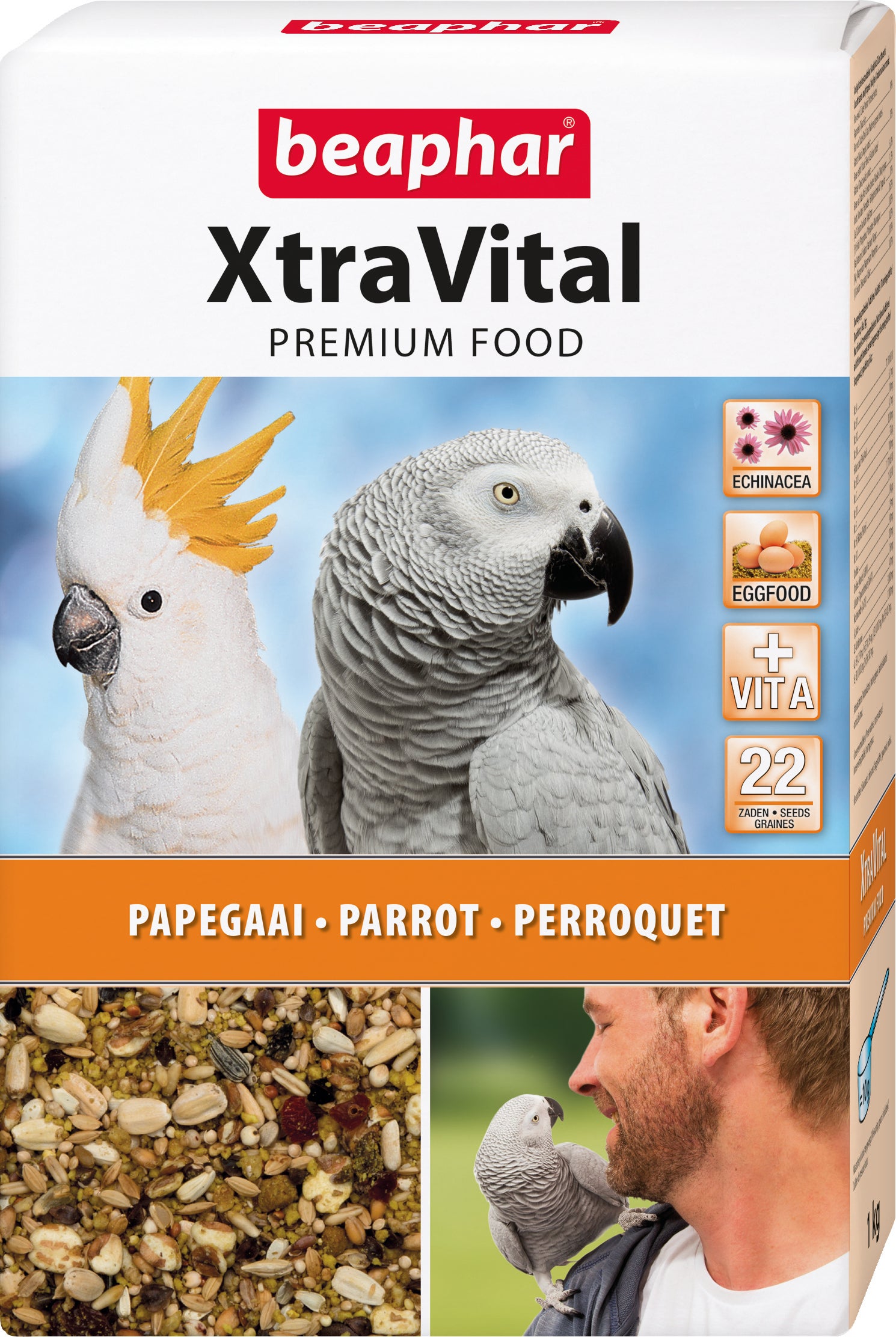 Beaphar vogelvoer XtraVital papegaai 1 kg