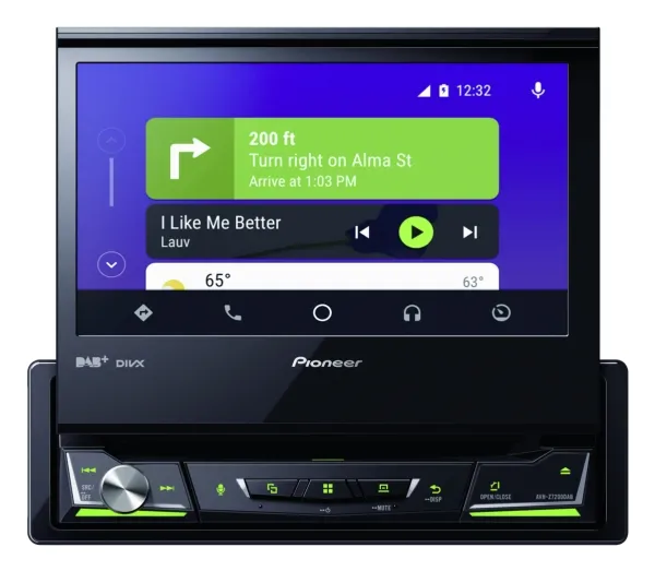 Pioneer AVH-Z7200DAB - DVD-modtager - display - 7