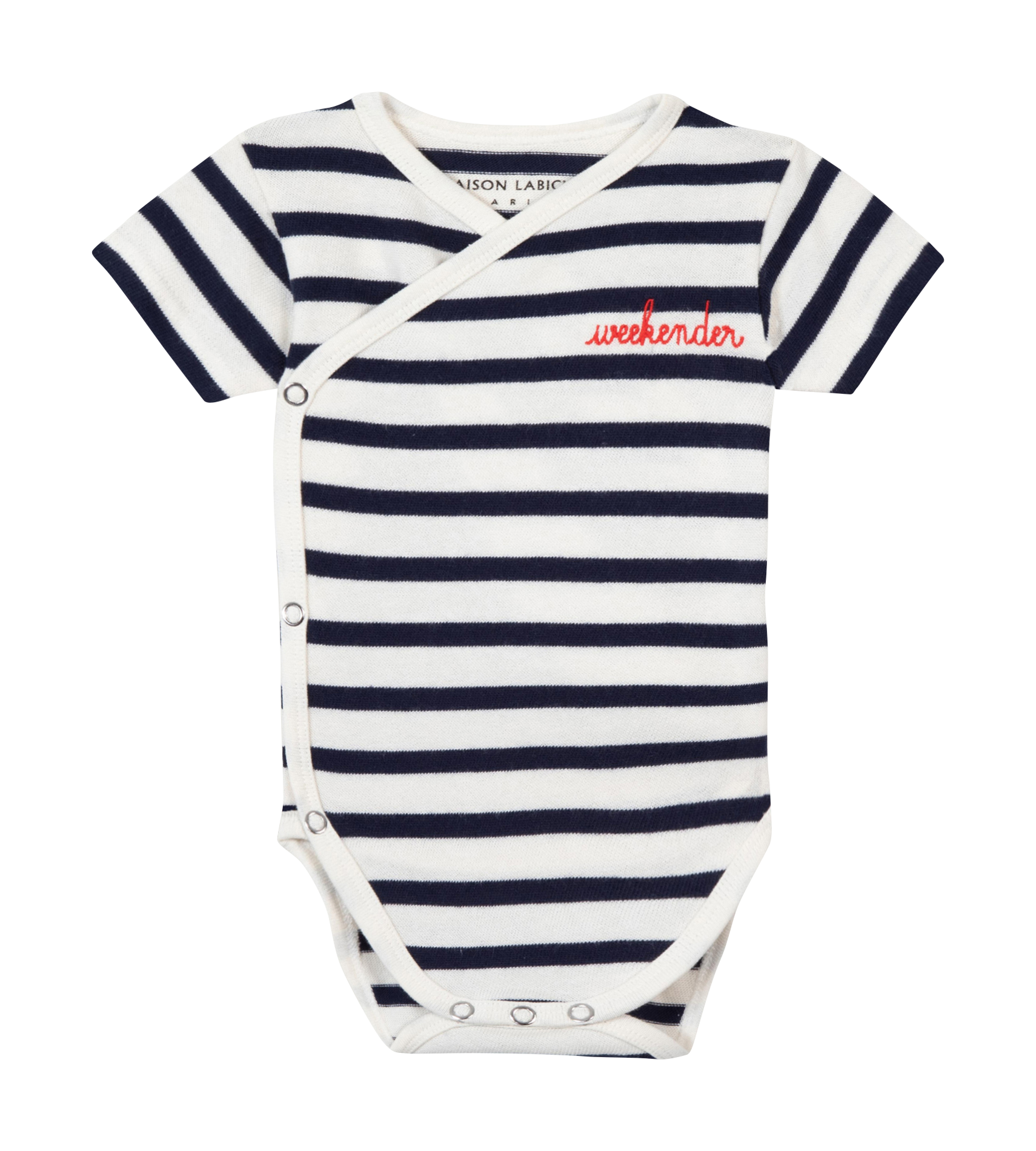 CAIN WEEKENDER - Body brodé weekender en coton bio| Blanc