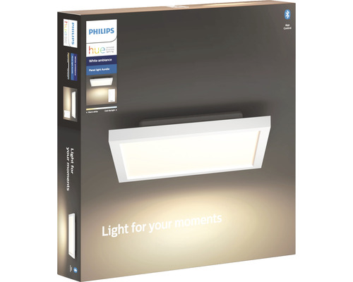 Philips Hue Paneel White Ambiance 19W 1820 lm 30x30 cm wit + dimmer - Compatibel met SMART HOME van Hornbach