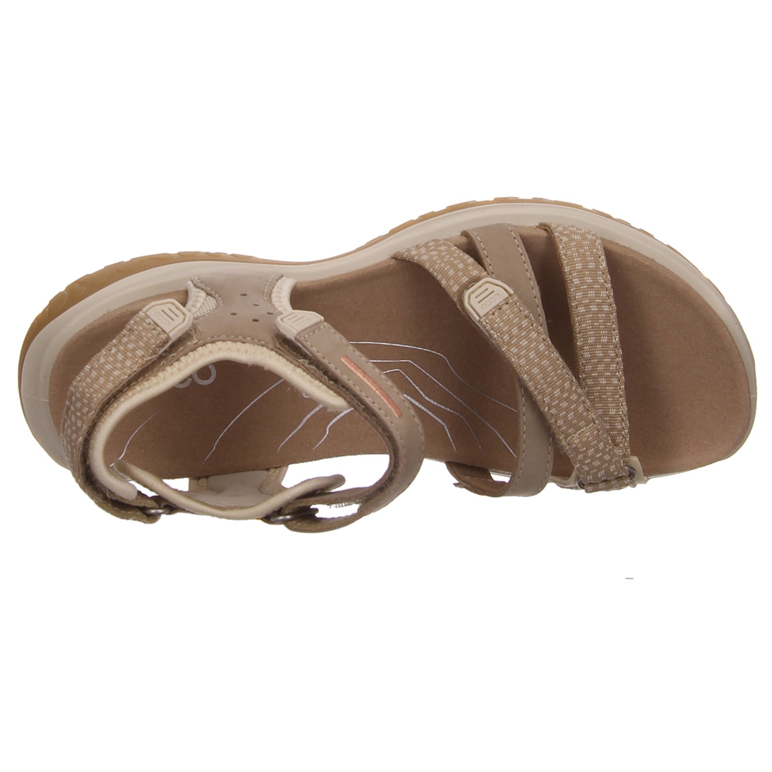 Ecco Outdoor-Sandale nude beige