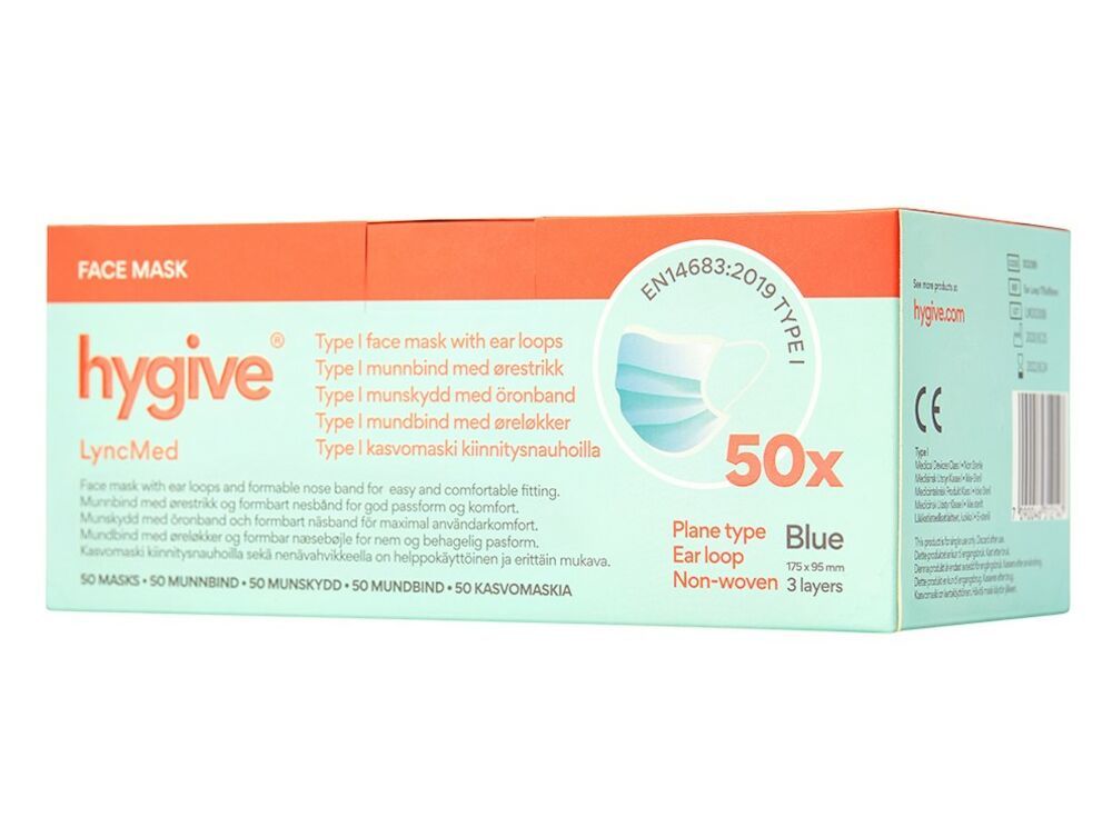 Hygive munnbind 50 stk
