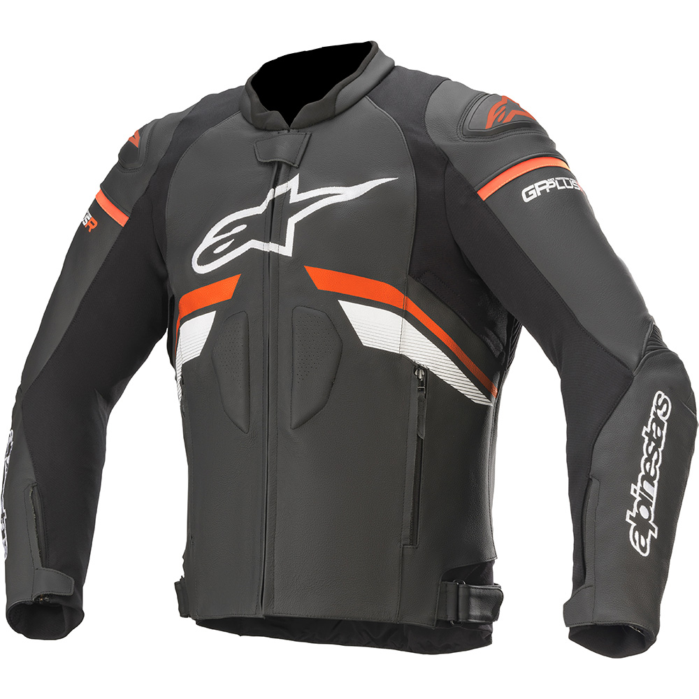 Alpinestars - Blouson GP Plus R V3 Noir / Rouge fluo / Blanc