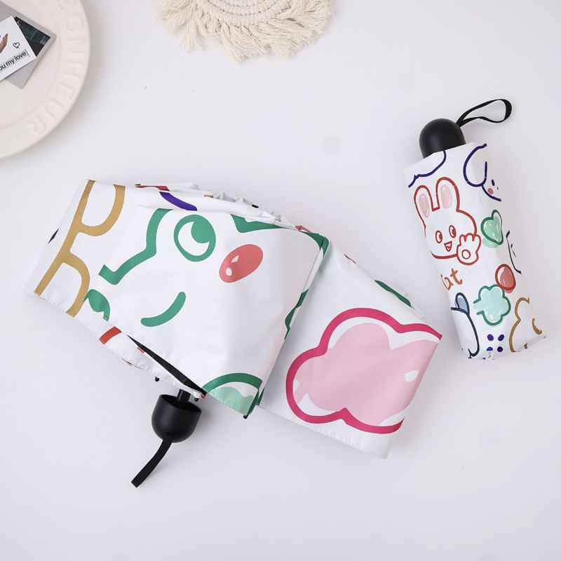 Fenmo - Cartoon Compact Paraplu (Diverse Ontwerpen)