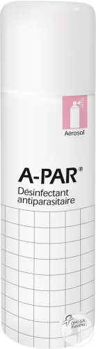 Clément Thékan A-PAR Désinfectant Antiparasitaire Sarcopte De La Gale/Punaises De Lit/Puces 200ml
