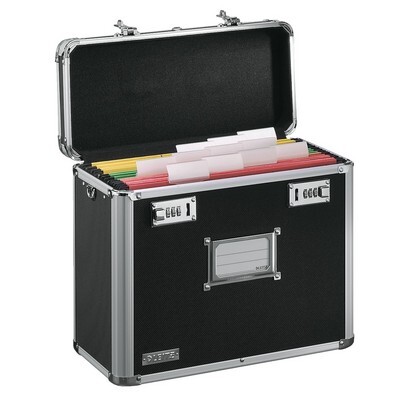 Leitz Hängemappbenbox Alu, 36.6 x 16.5 x 31 cm, schwarz