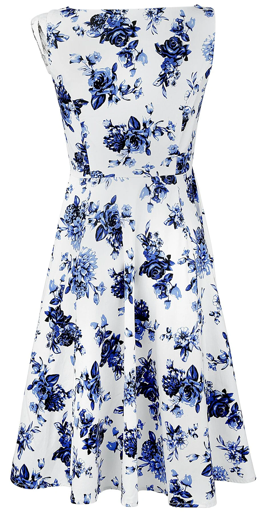 Robe trapèze Blue Rosaceae | H&R London Robe mi-longue