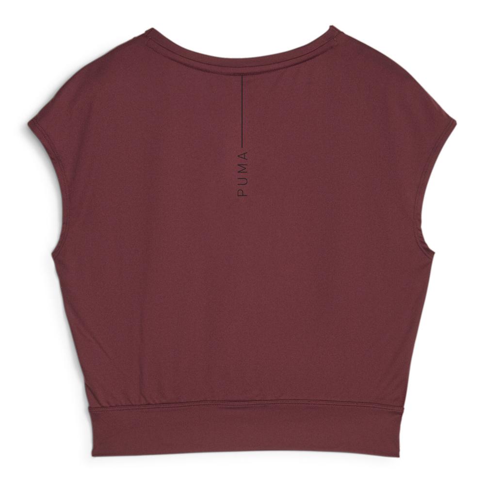 Puma T-shirt Bordeaux Femme Puma Stud Yog