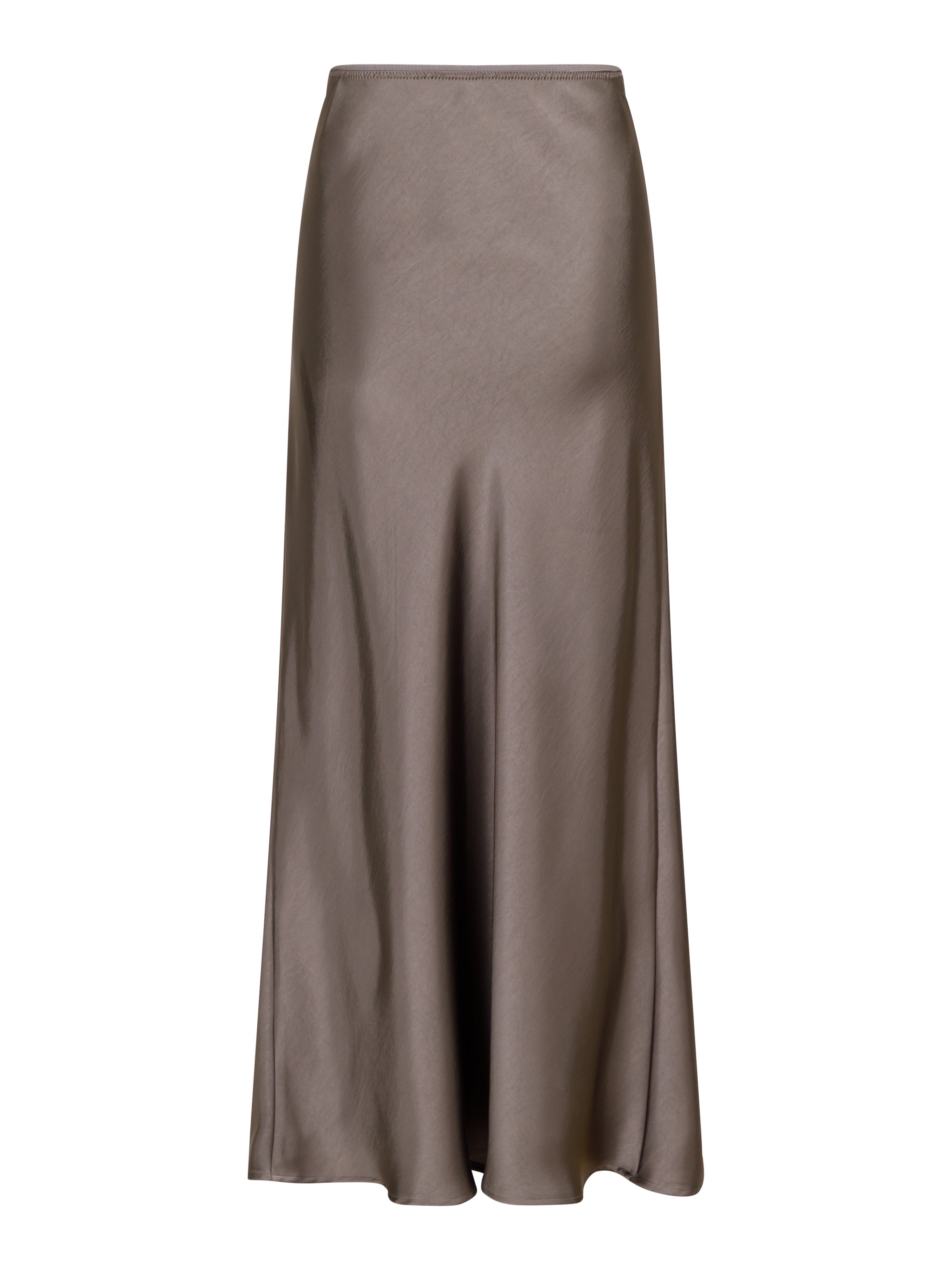 Neo Noir  Vicky Heavy Sateen nederdel - Champagne