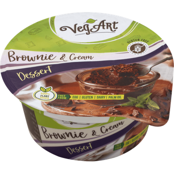 VegArt Brownie & Cream Dessert 130 g