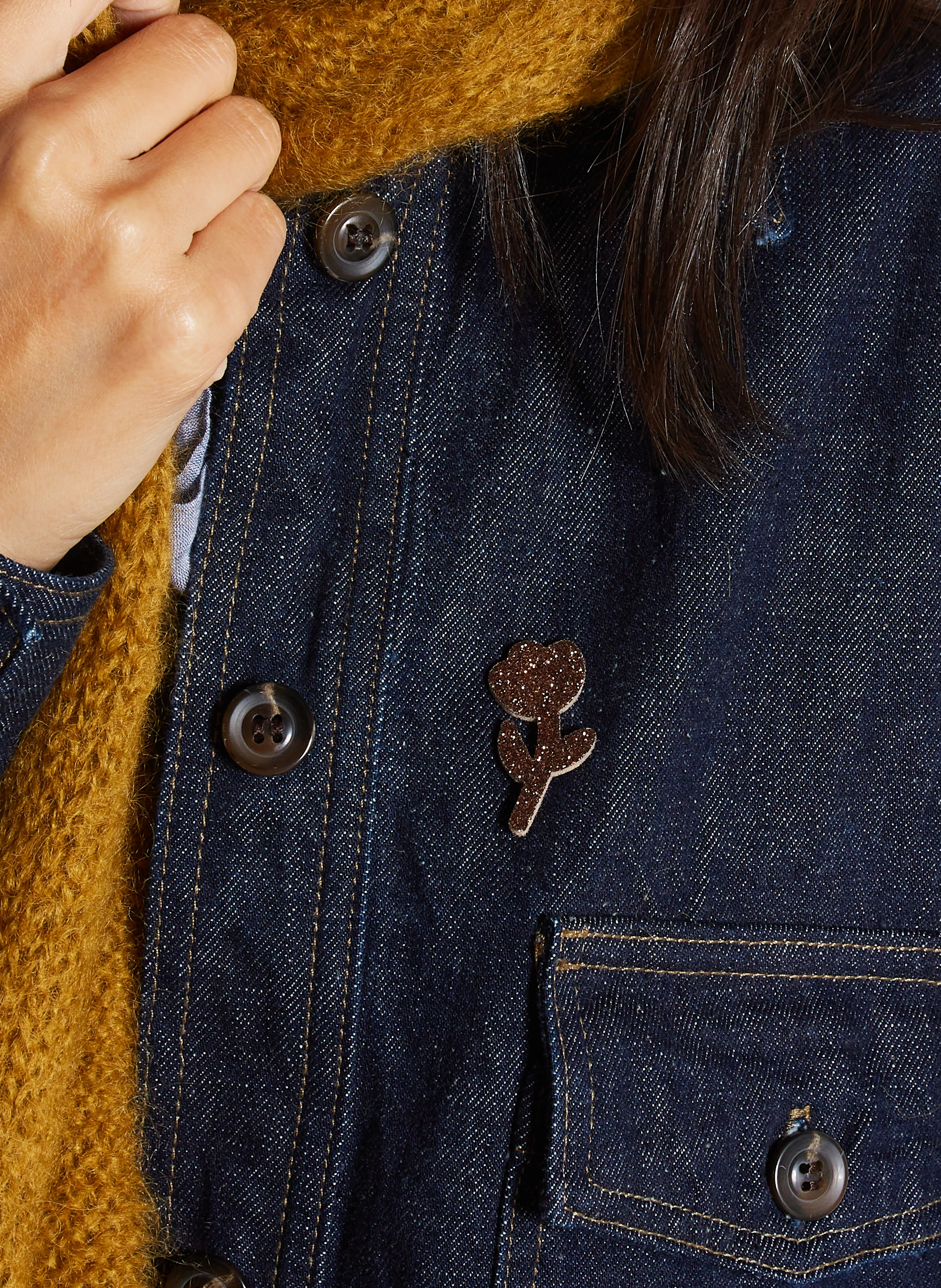 OMAEL - Broche | Orange