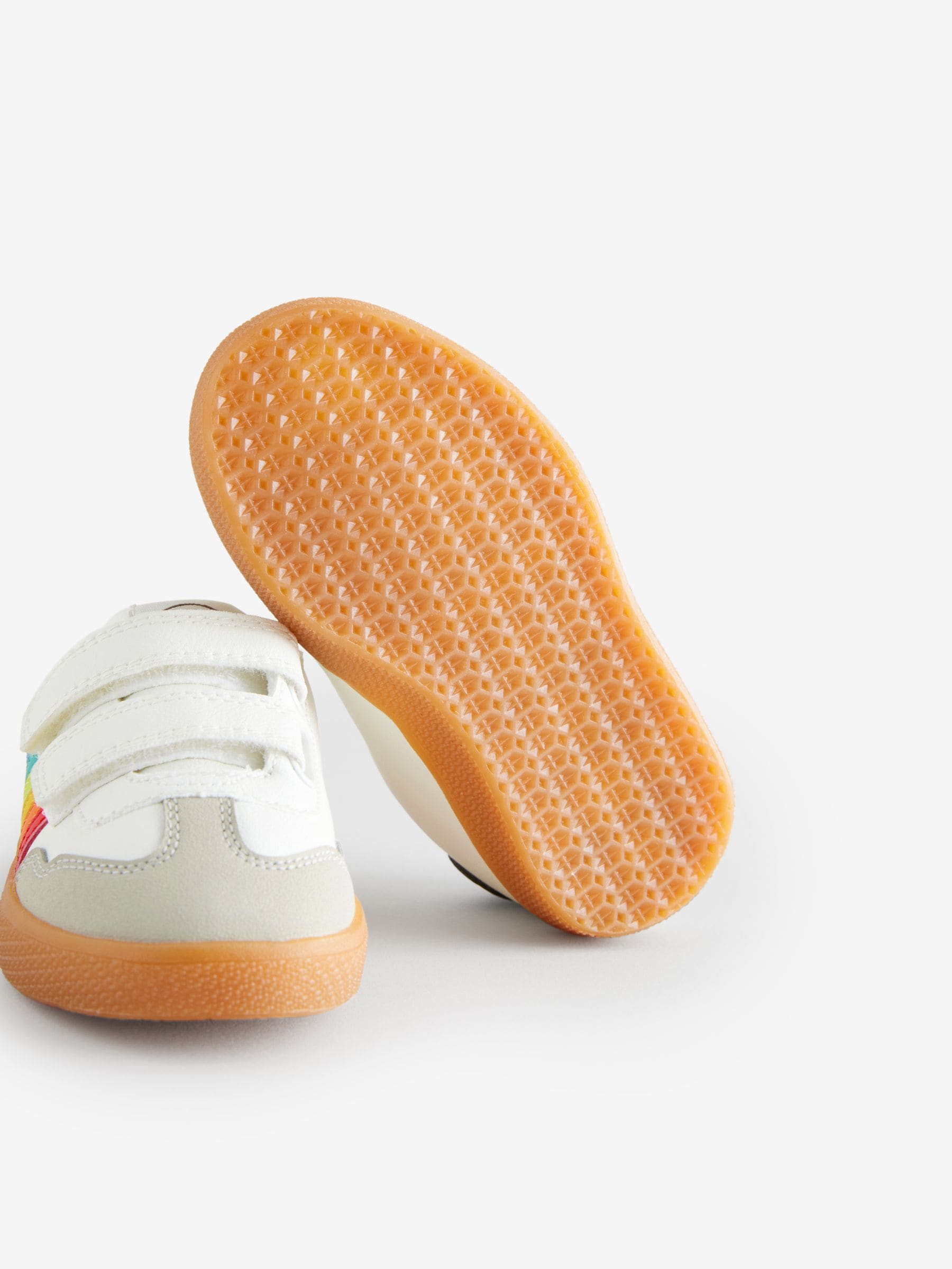 Little Bird by Jools Oliver Gum Sole sneakers met regenboogstrepen
