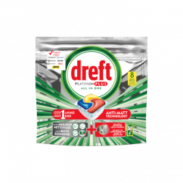 Dreft Platinum plus vaatwascapsules citroen klein
