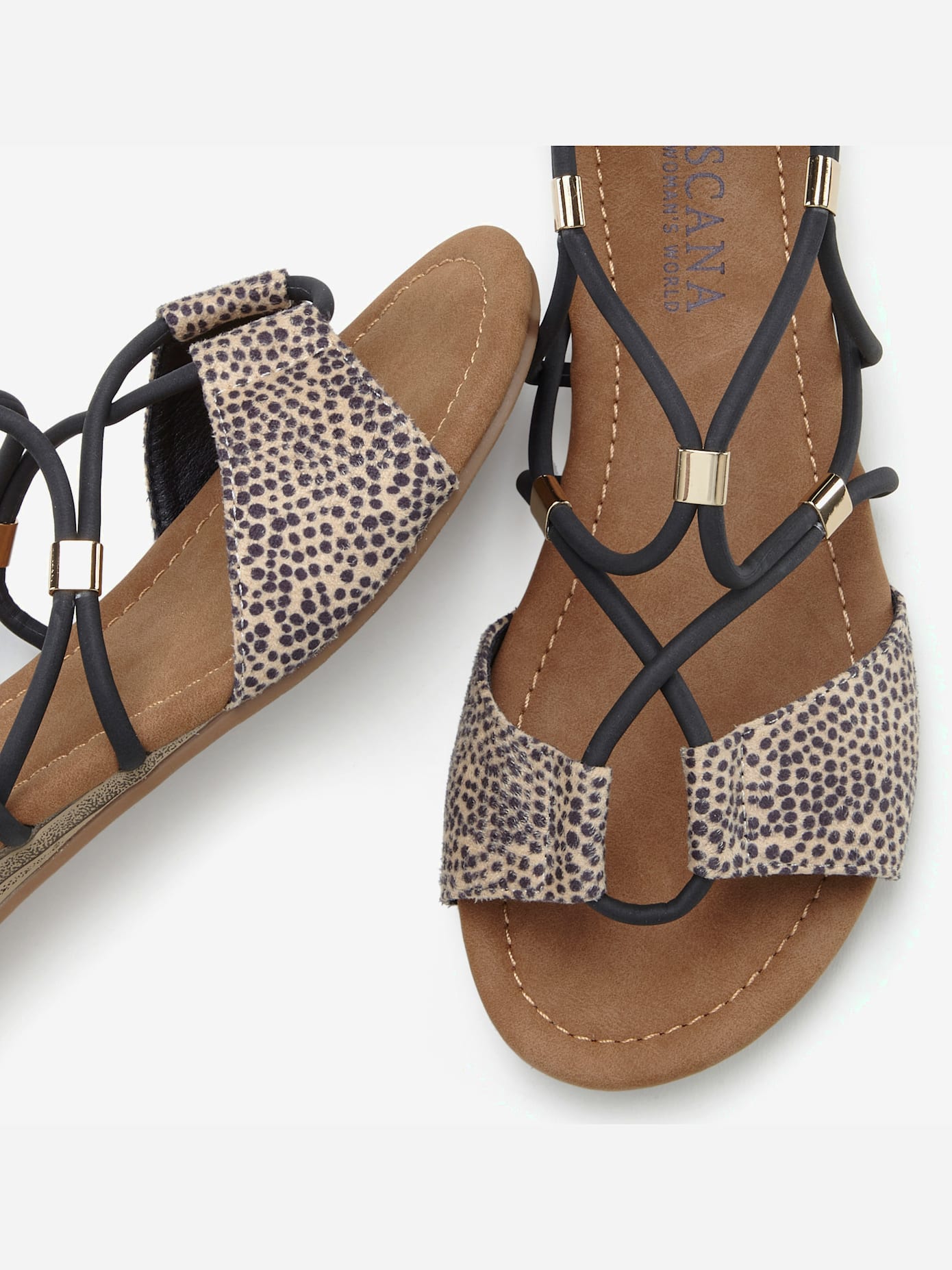 Sandales petites brides raffinées
