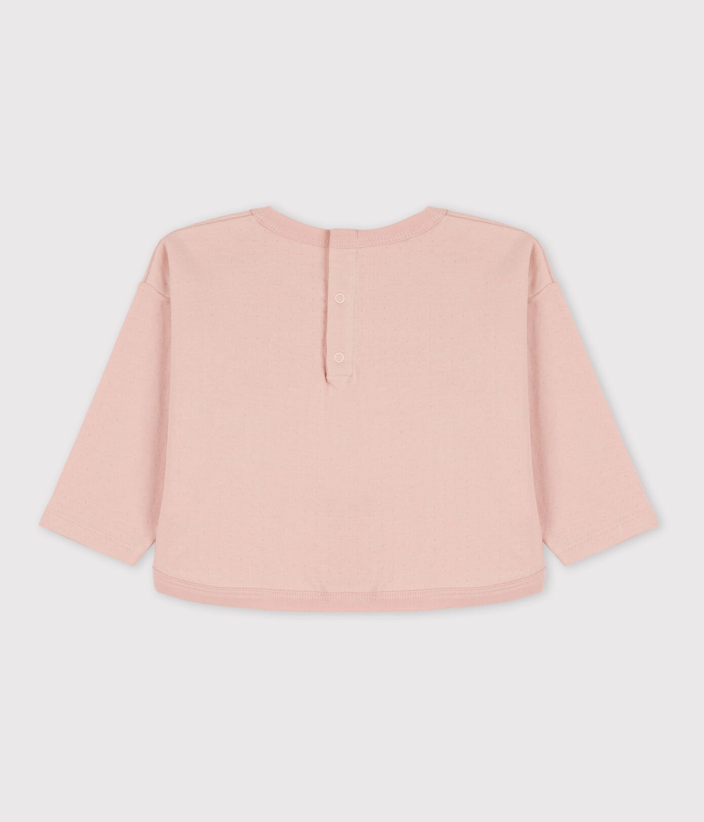 Tee-shirt manches longues bébé en tubique