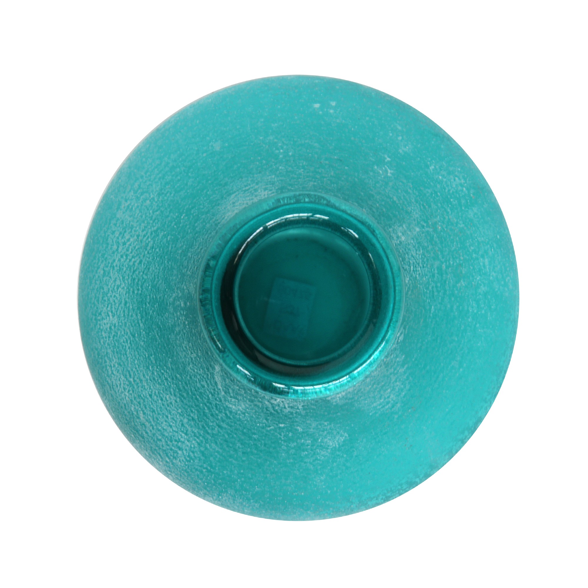 Glasflasche 'Limar', blau, Ø 14 cm, H 18 cm von fischer's lagerhaus