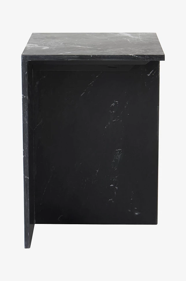 MELETO sidebord marmor 35x35 cm