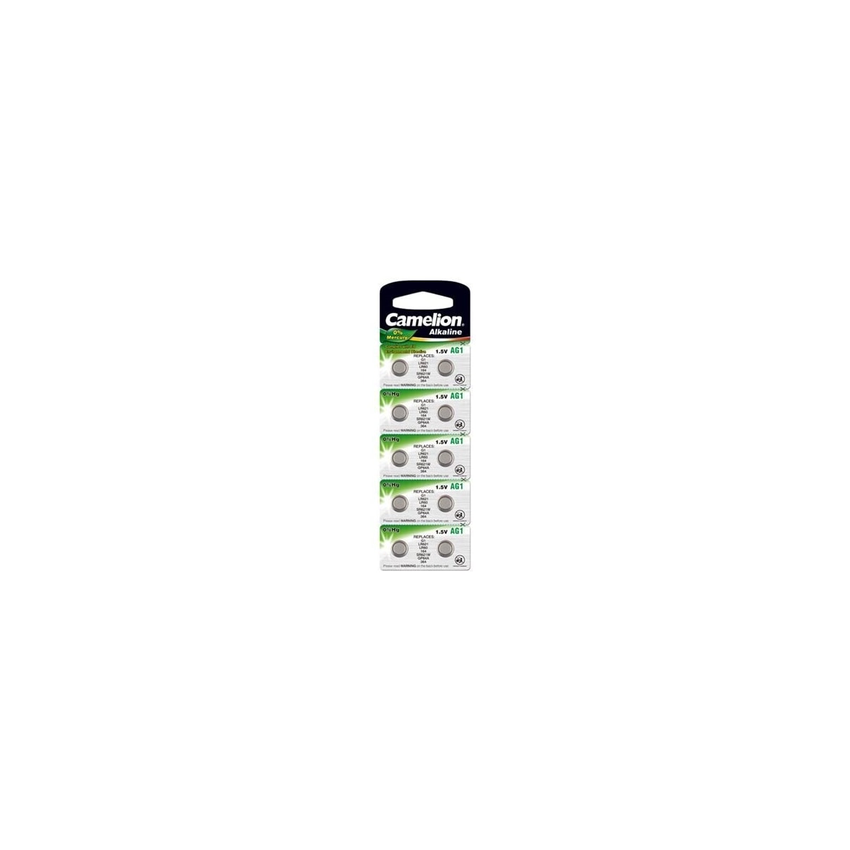 Camelion AG1 Knappcellebatteri 10-pack