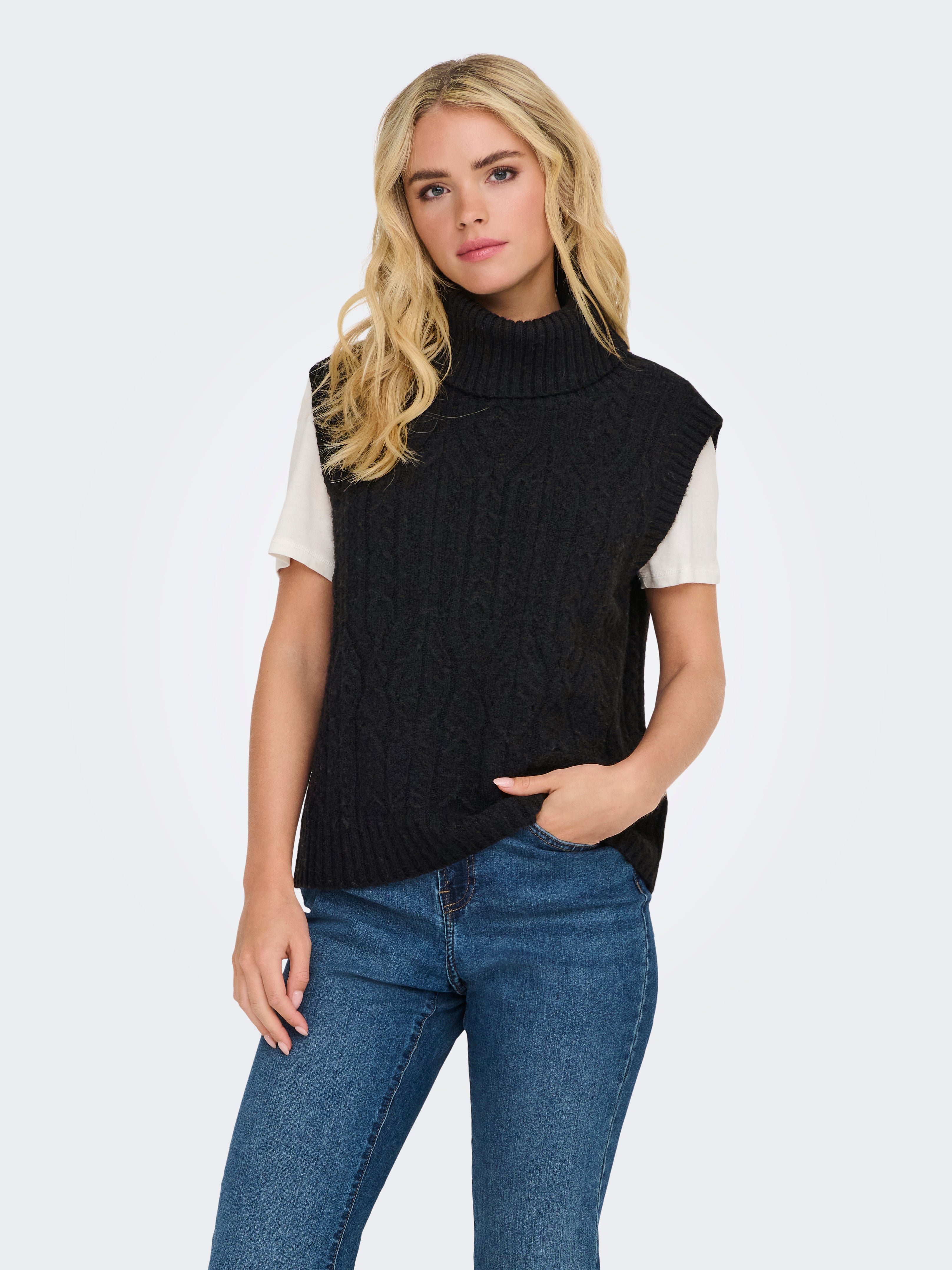 JDYELBA Weste Black