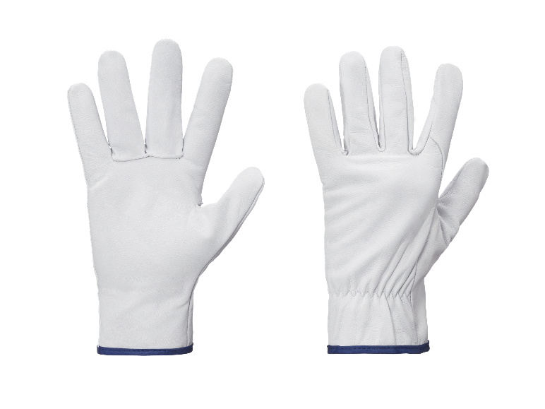 Leren tuinhandschoenen