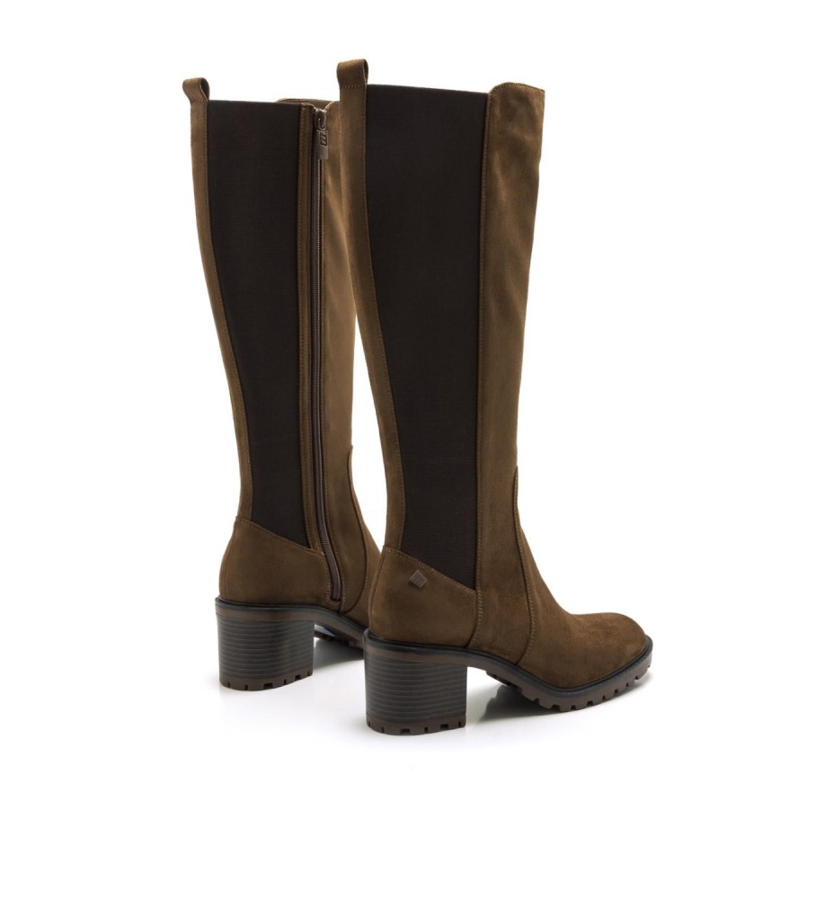 Bota casual Mustang marrom maionese