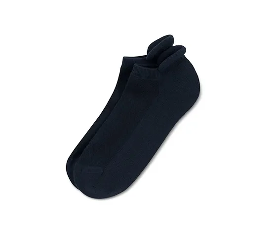2 Paar Unisex-Sport-Sneakersocken, dunkelblau