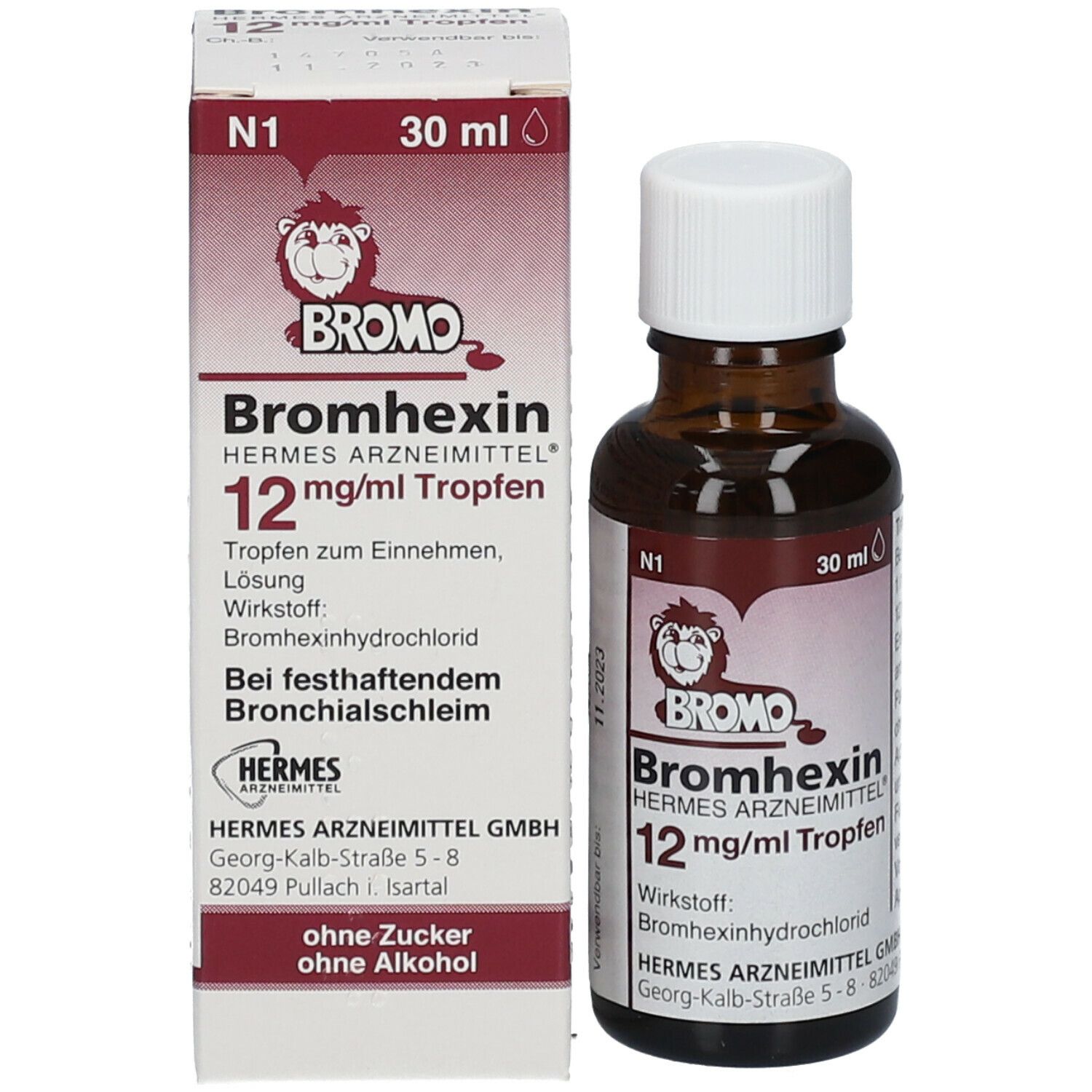 Bromhexin HERMES ARZNEIMITTEL® 12 mg/ml