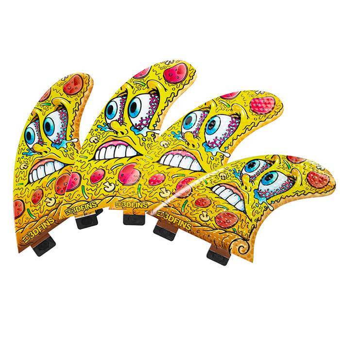 3DFINS Go Hard Pizza - Quad FCS - Medium