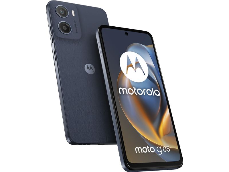 Motorola moto g05 Denim Blau Elegantes Android-Smartphone mit hochauflösender Kamera