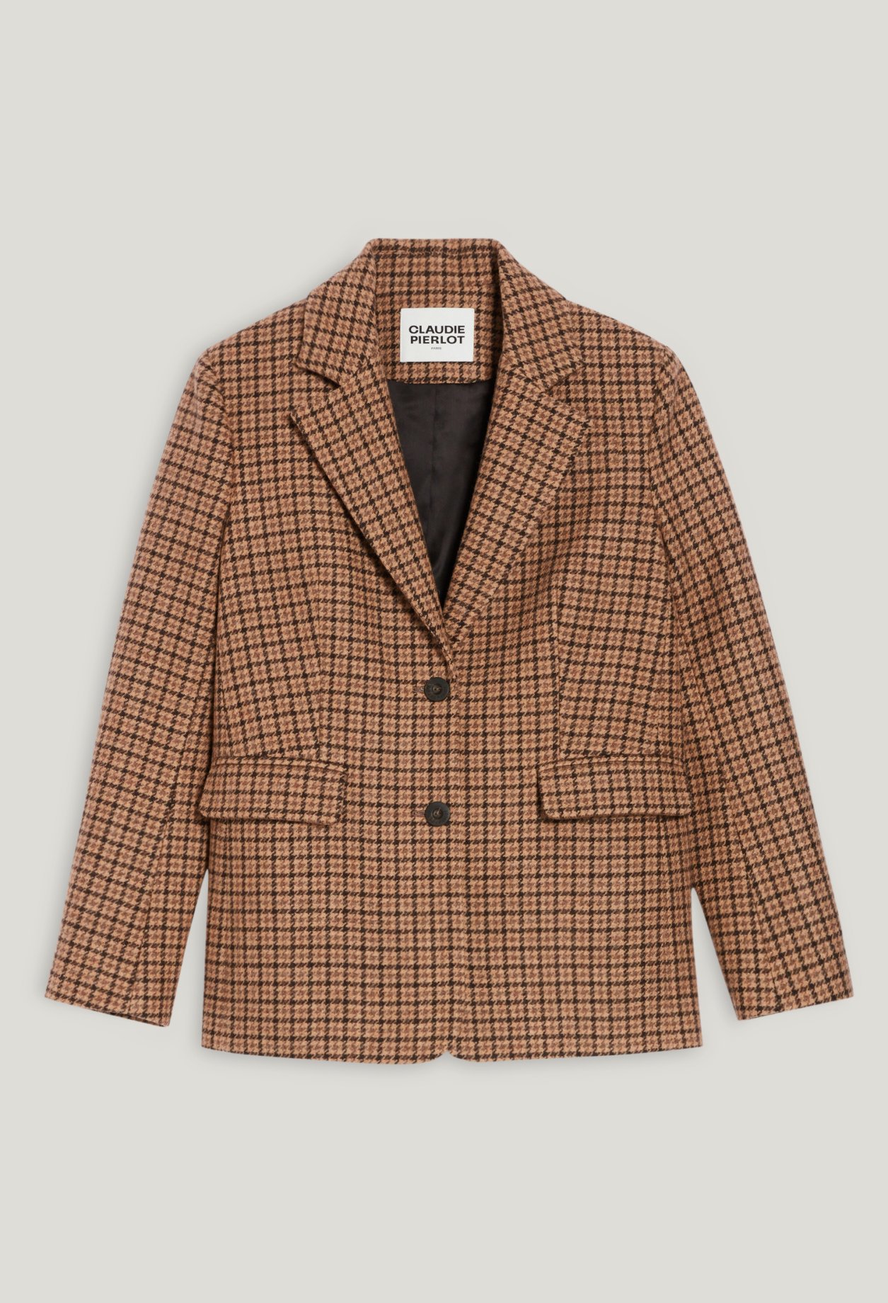 Veste velours carreaux