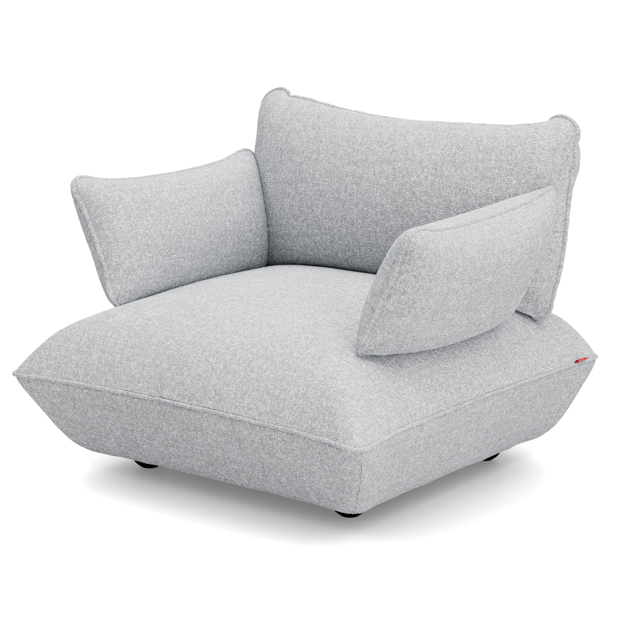 Fauteuil Sumo loveseat boucle recycled grey melange