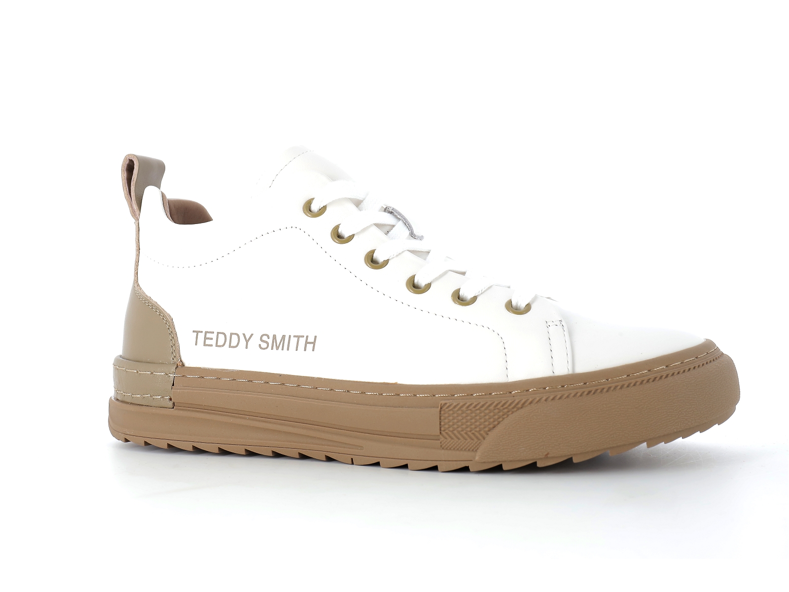 Teddy smith-71648 Cuir Blanc Beige