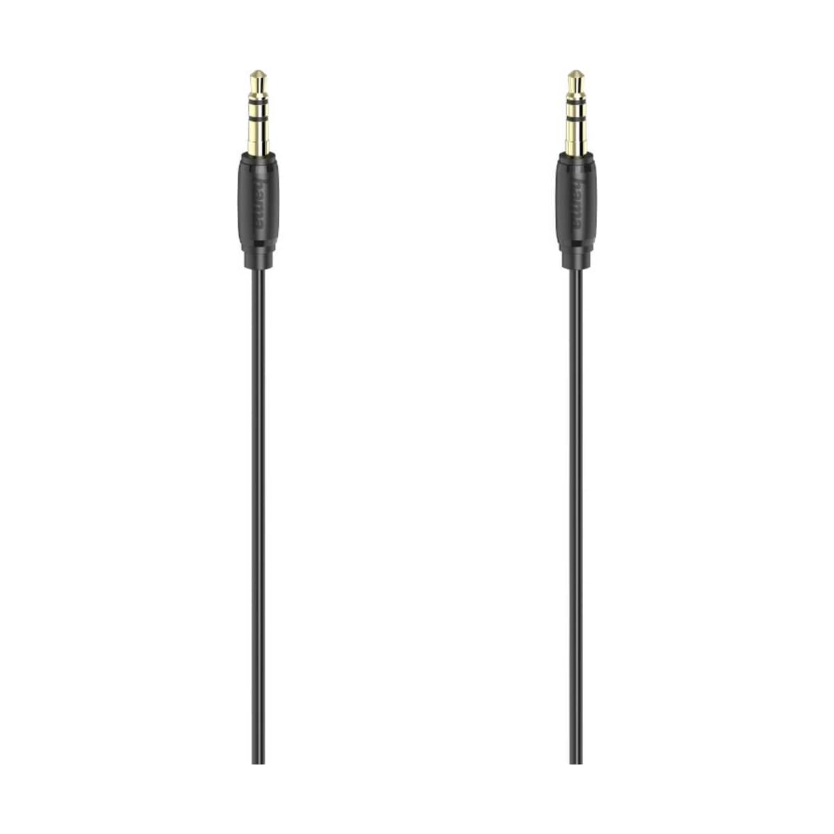 Hama Audio 3,5mm til 3,5mm gullbelagt kabel 0,5m