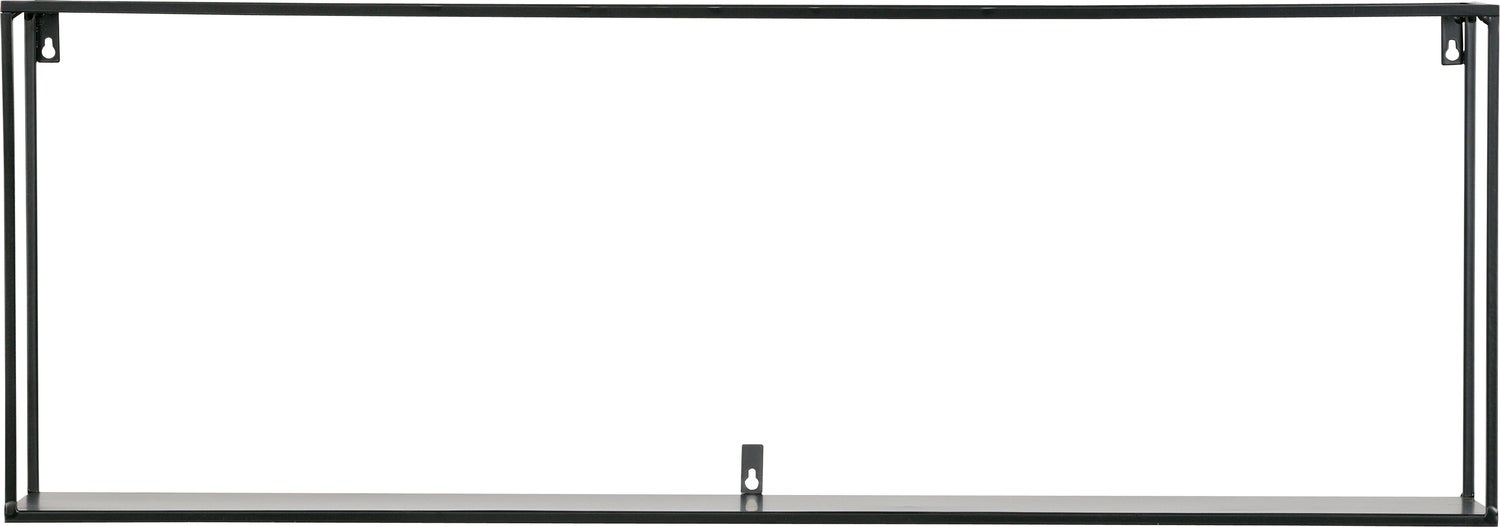 WOOOD wandplank zwart 35 x 100 x 20 cm