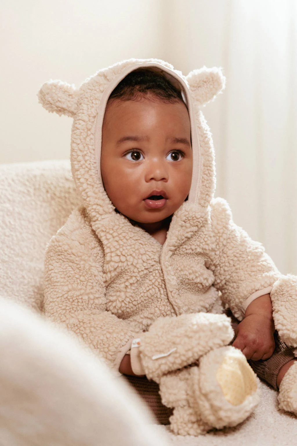 Little Dutch teddy jasje Sand