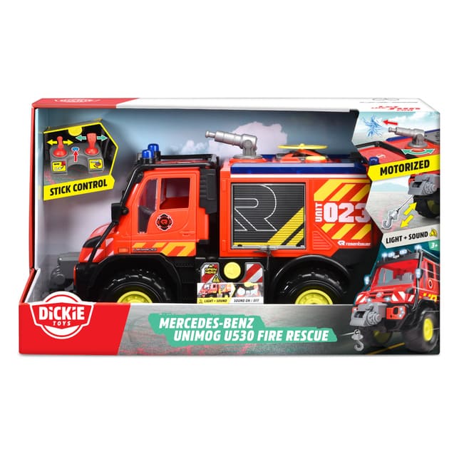 Dickie - Feuerwehrauto - Mercedes-Benz Unimog U530