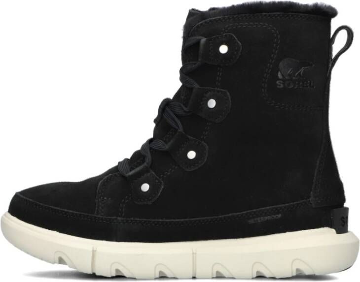 SOREL Snowboots Dames Explorer Next Joan Wp Maat: 37 5 Materiaal: Suède Kleur: Zwart