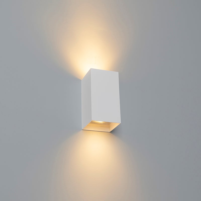 Design wandlamp, wit vierkant - Sabbir