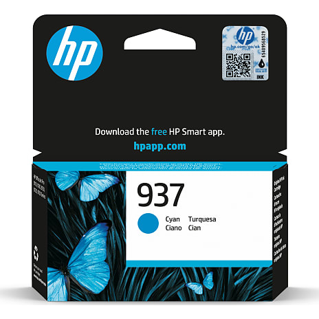 HP 937 blækpatron - cyan